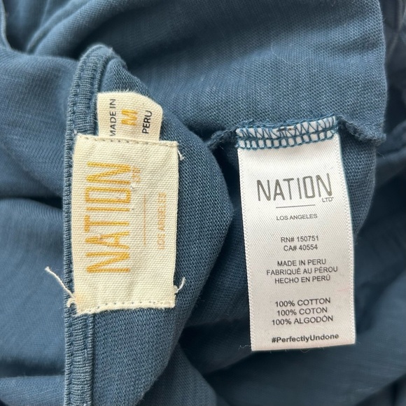 Anthropologie Nation LTD Ronda Jumpsuit Long Sleeve Puff Shoulder Made in Peru M - Picture 15 of 16